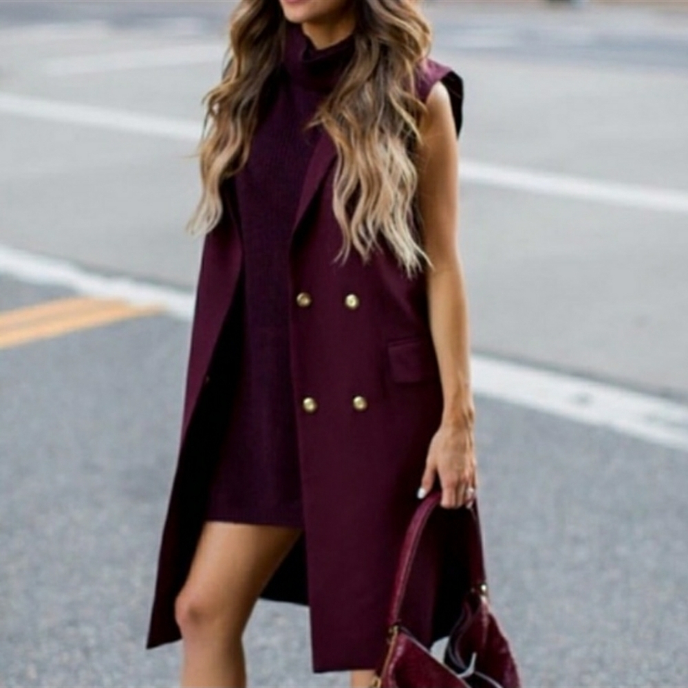 ISO Topshop Sleeveless Coat